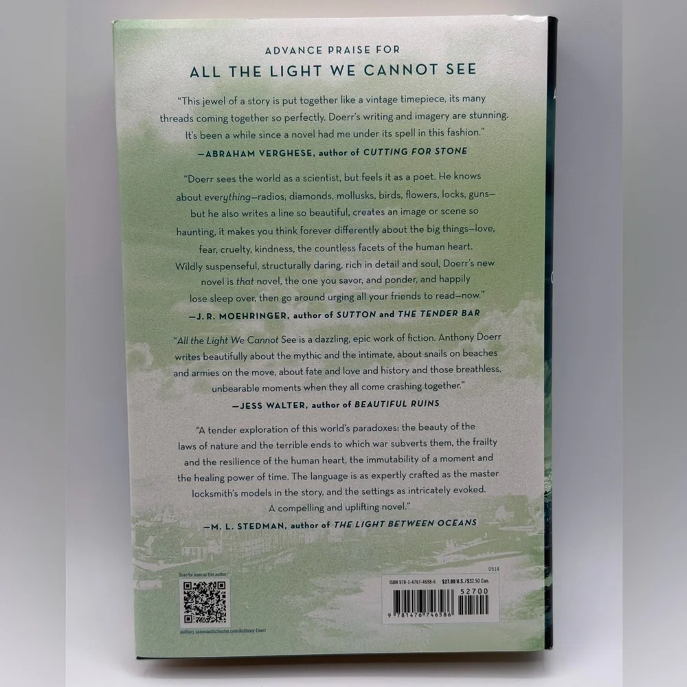 All the Light We Cannot See: A Novel by Anthony Doerr (Hardcover Book, 2014)